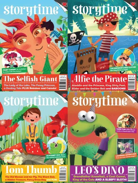 Storytime Magazines: 4 Issues - Adventure Bundle (for 8+ Y/o) - Set B