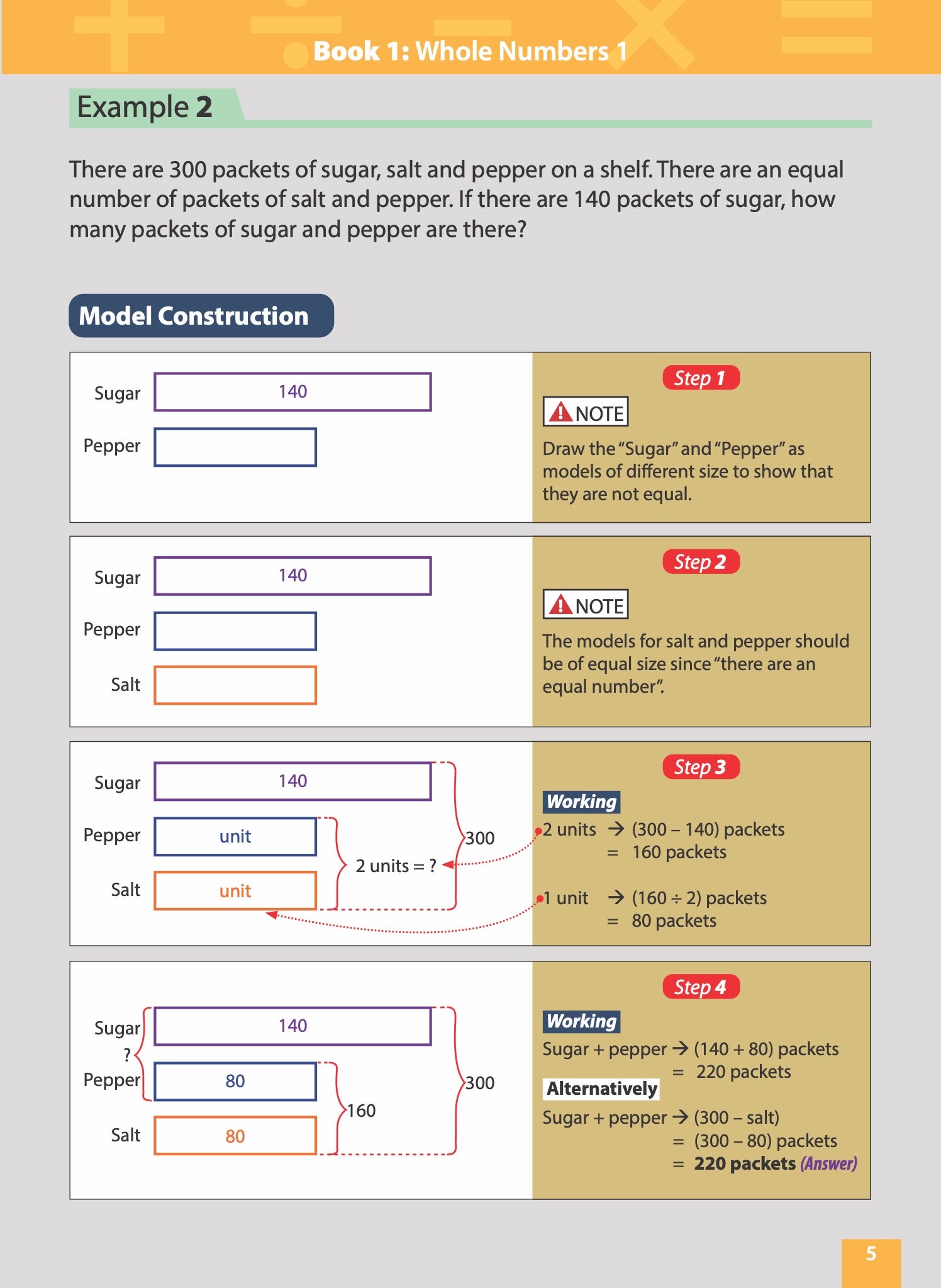 Master Math Models Primary 3 & 4 Book 1  Whole Numbers 1