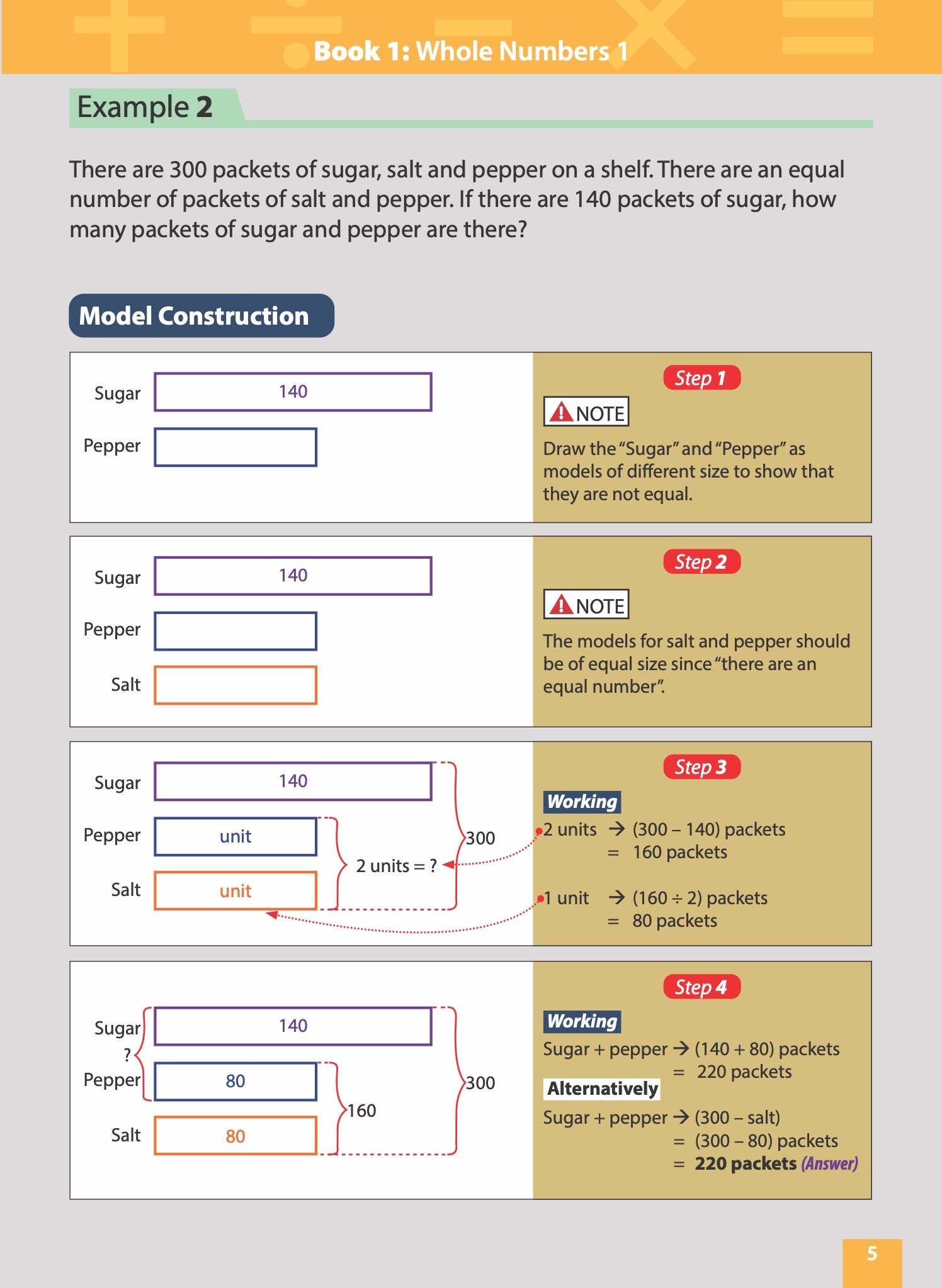 Master Math Models Primary 3 & 4 Book 1  Whole Numbers 1