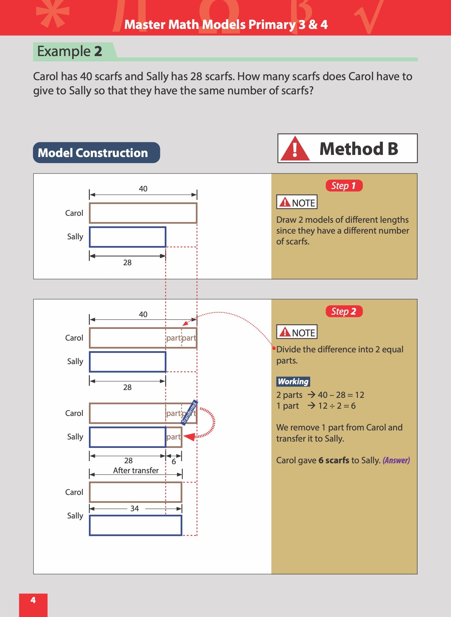 Master Math Models Primary 3 & 4 Book 2  Whole Numbers 2