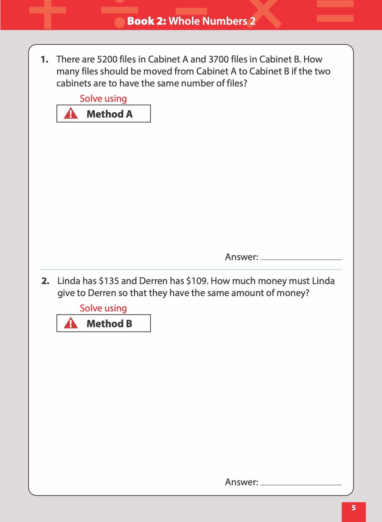 Master Math Models Primary 3 & 4 Book 2  Whole Numbers 2