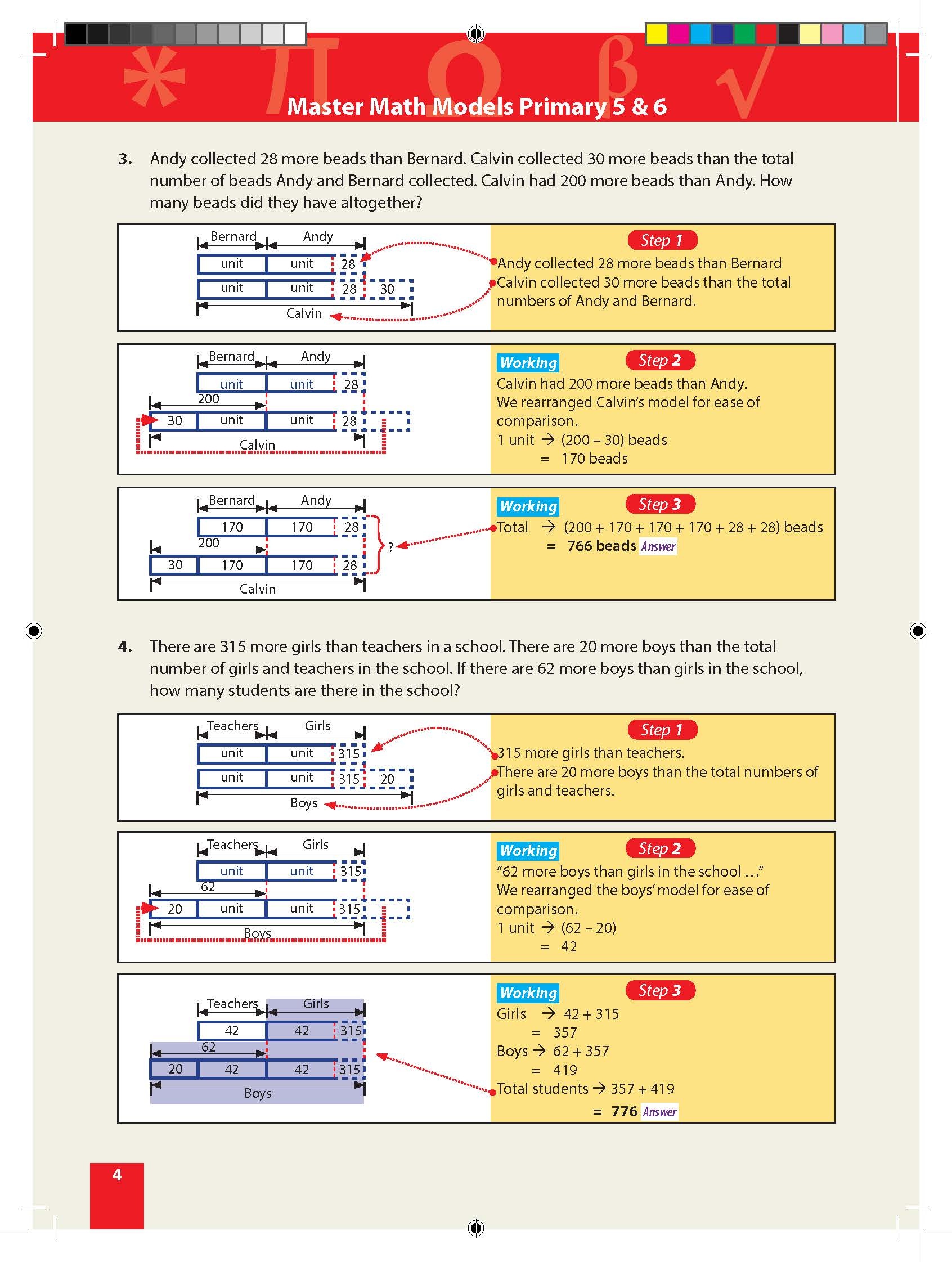 [PRE-ORDER] - Master Math Models Primary 5 & 6  The Solutions Book