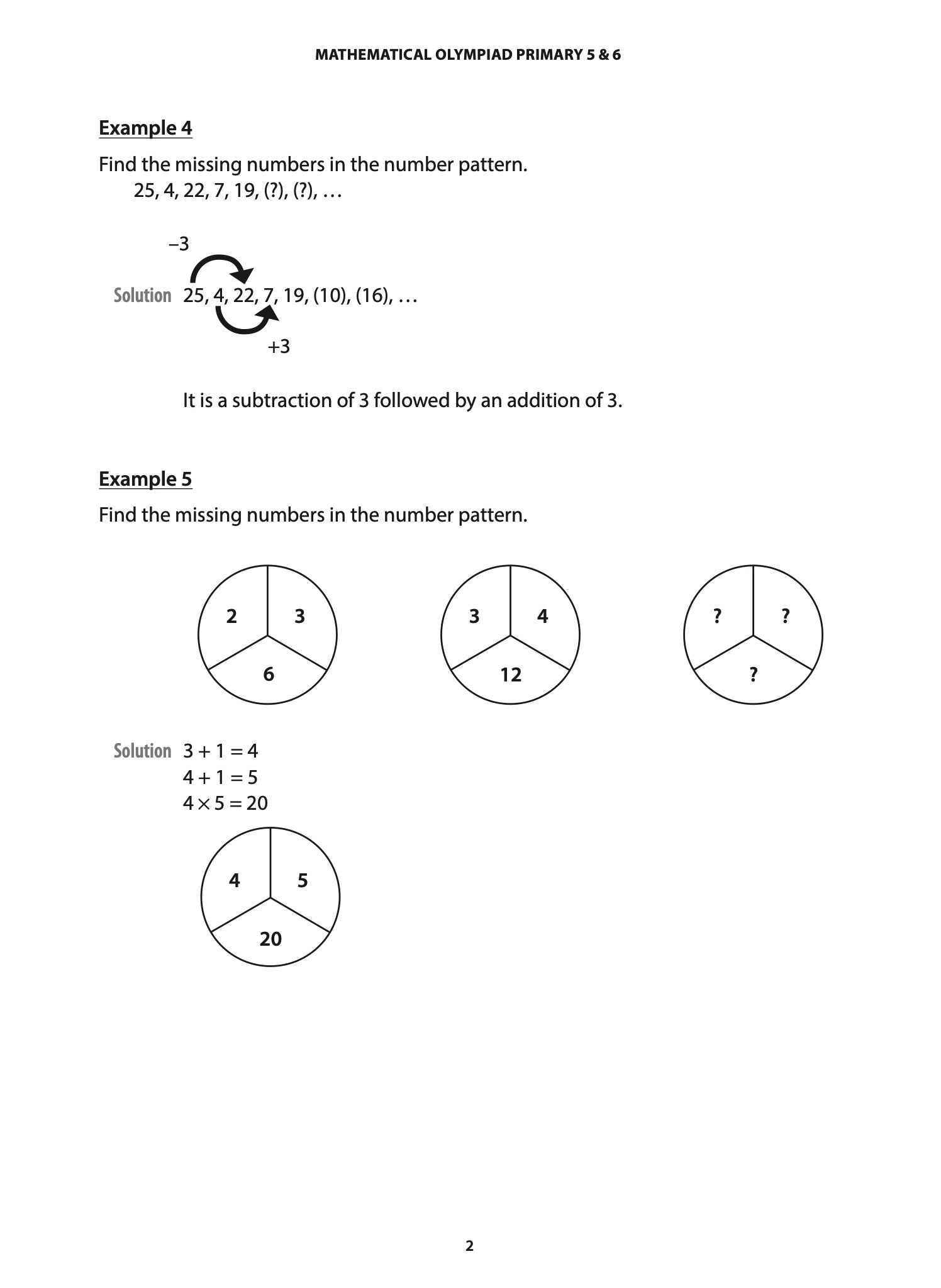 Mathematical Olympiad Primary/Grade 5 & 6