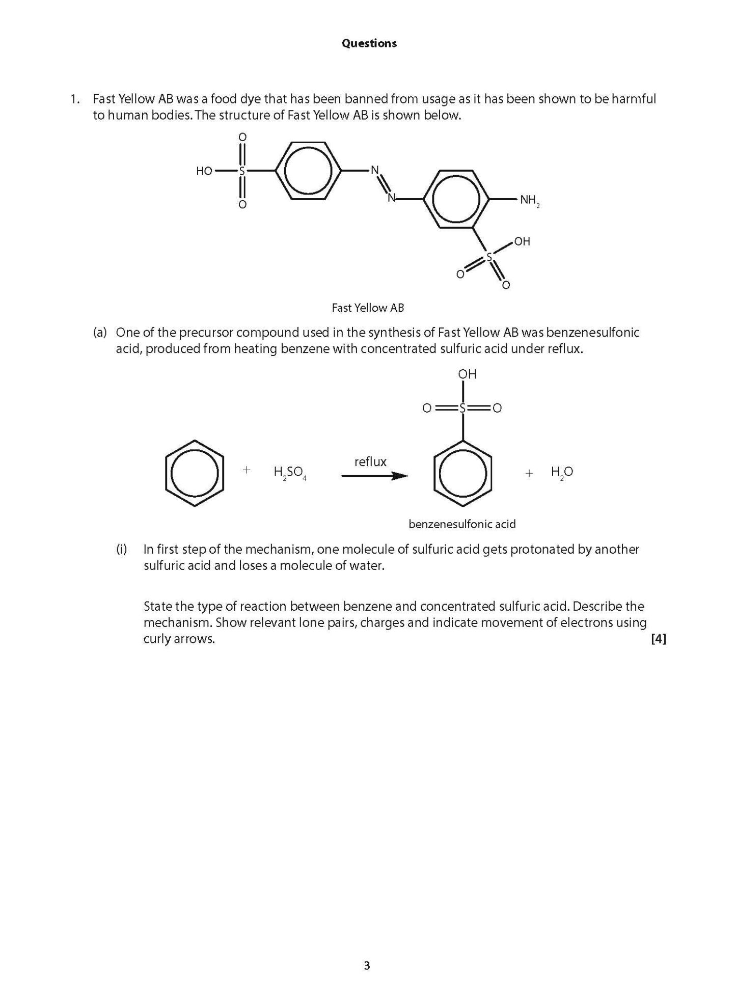 A-Level Chemistry Novel Organic Chemistry Questions