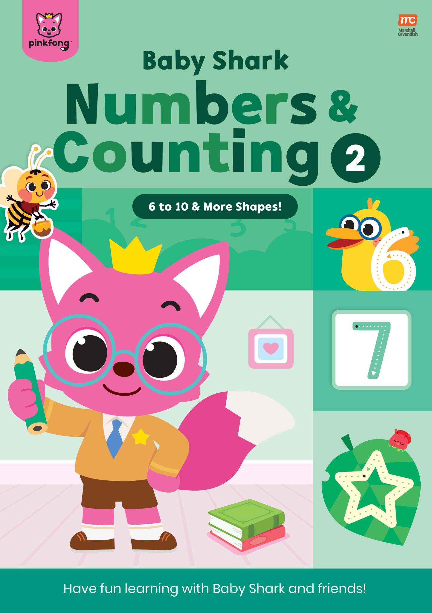 [Pre-Order] Baby Shark Numbers and Counting Activity Books 1 - 4