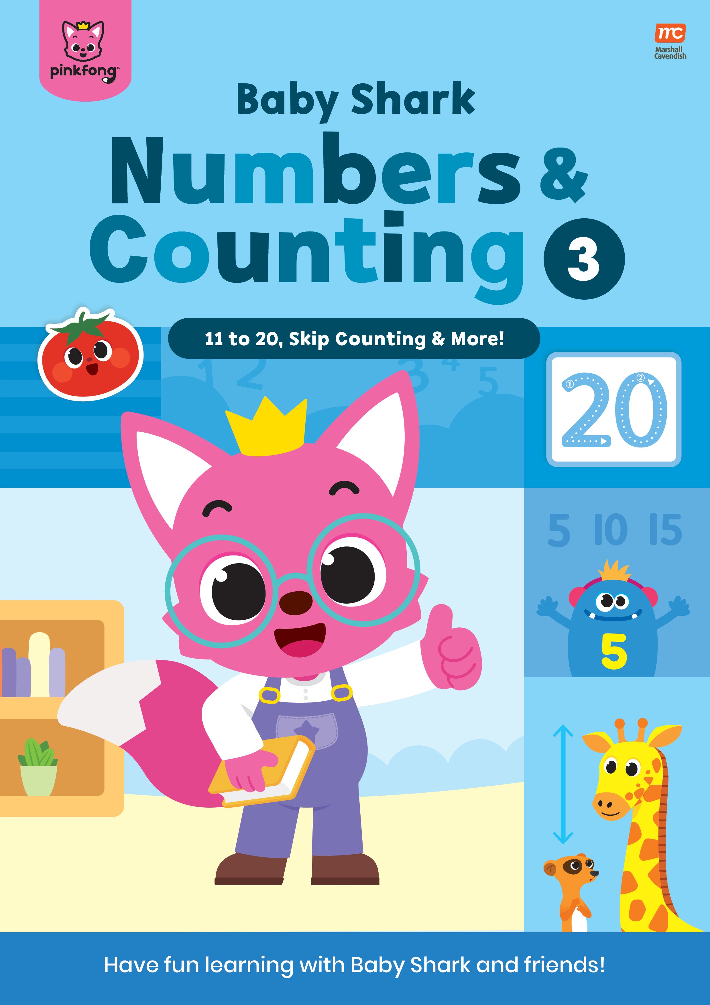 [Pre-Order] Baby Shark Numbers and Counting Activity Books 1 - 4