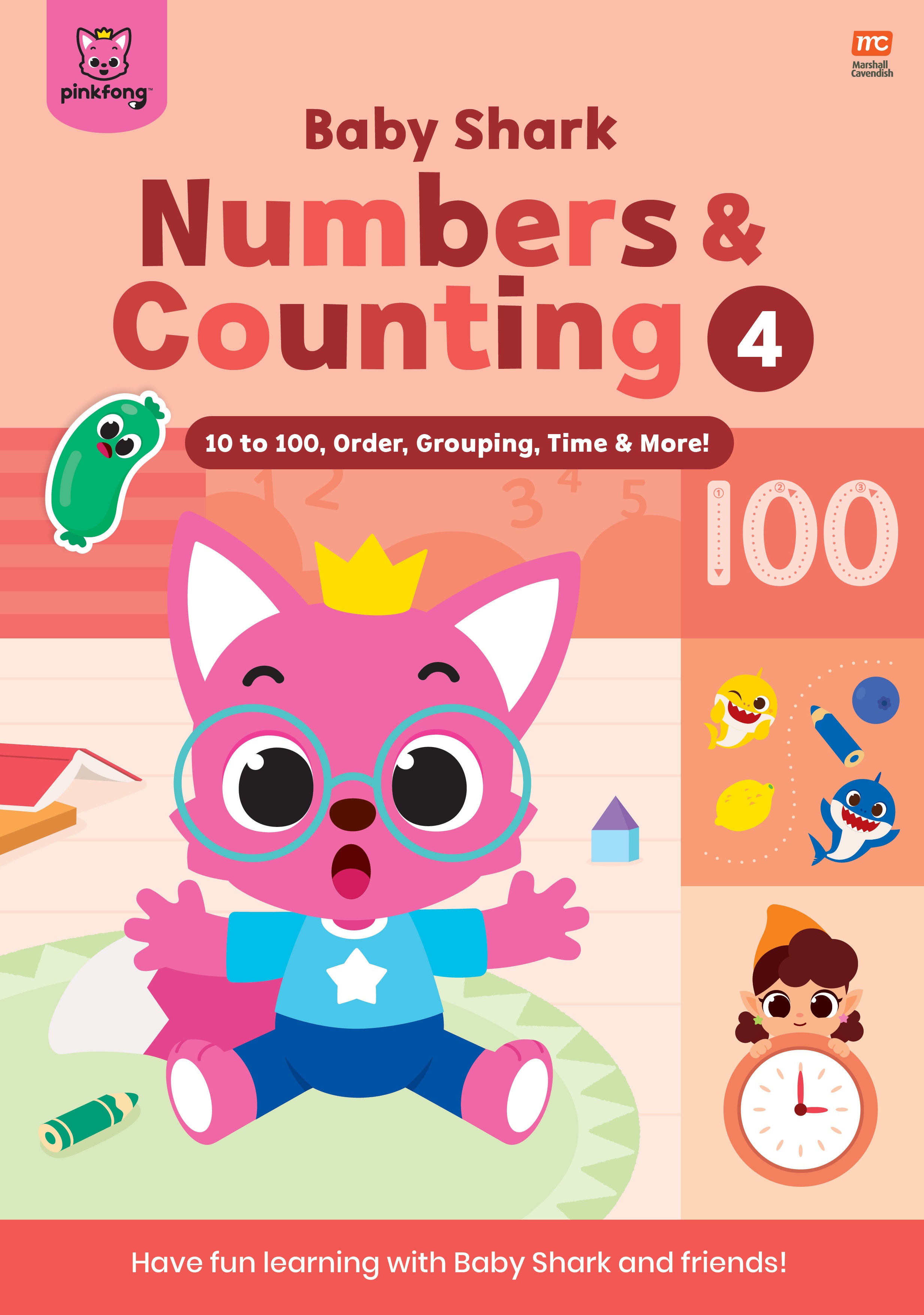 [Pre-Order] Baby Shark Numbers and Counting Activity Books 1 - 4