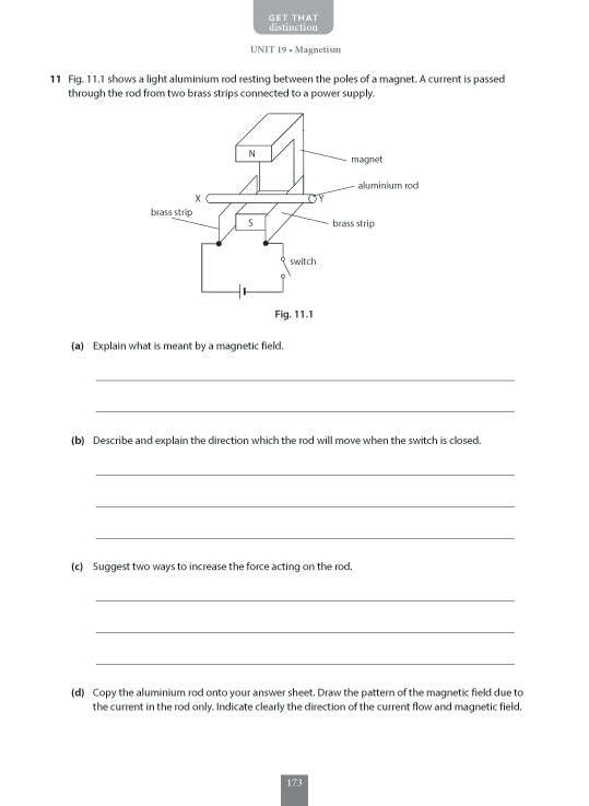 O-Level Revision Guide Science Physics Practice Questions by Topic