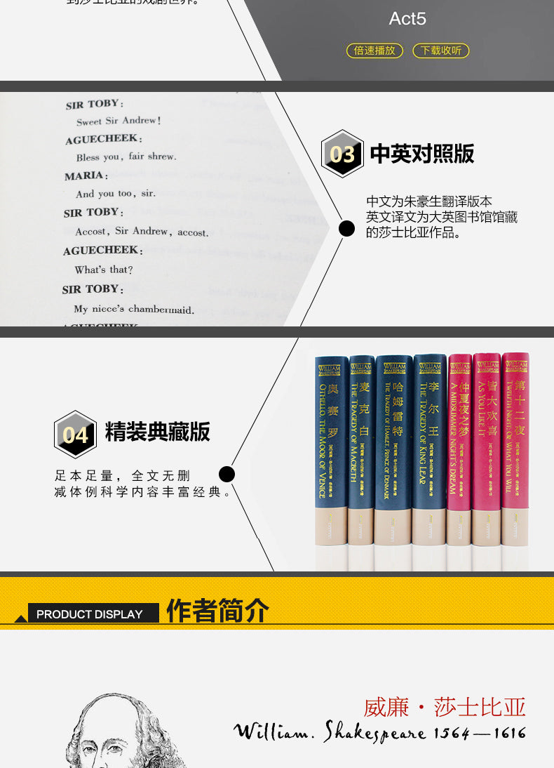 莎士比亚悲喜剧 （双语）