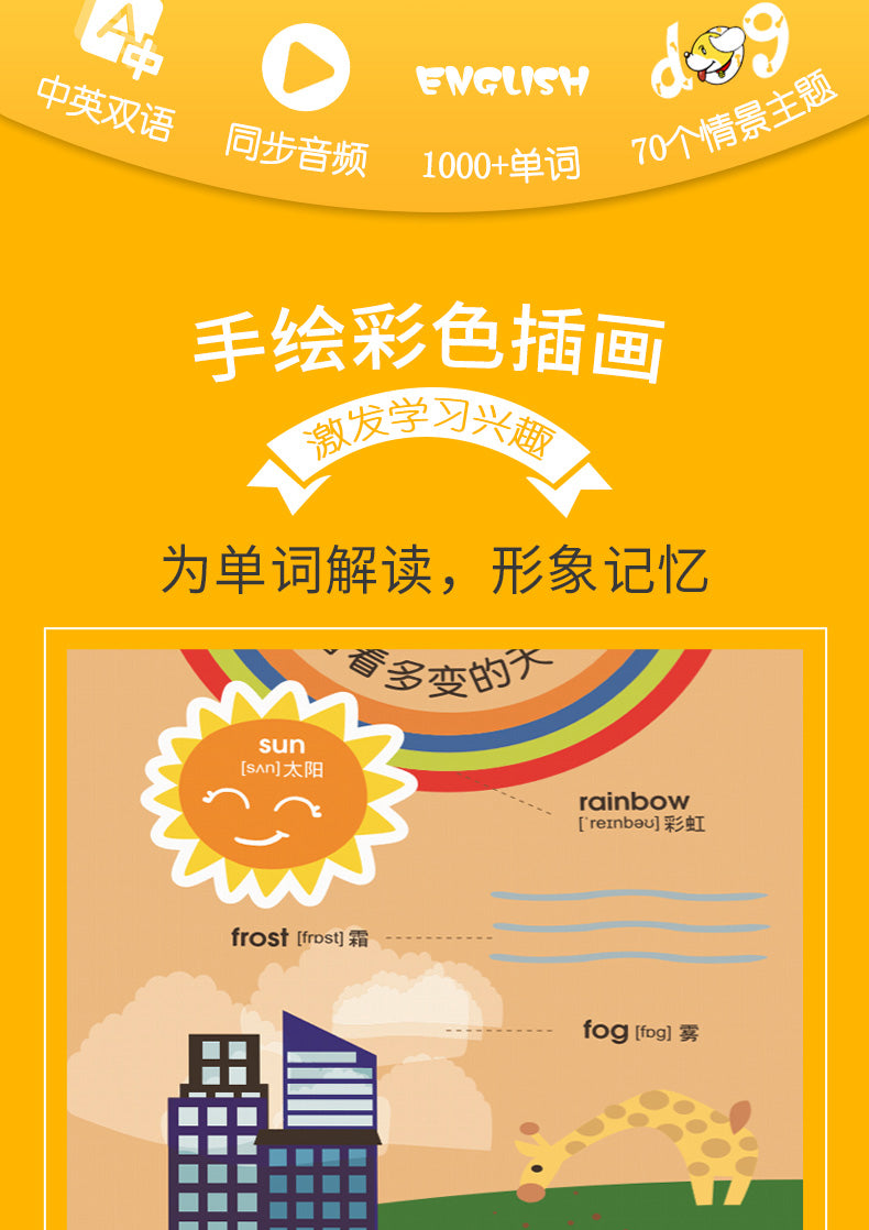 儿童英语单词大书 1000