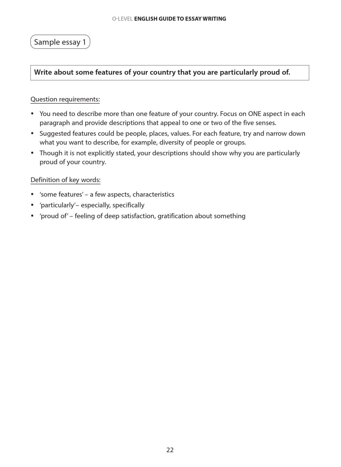 O-Level English Guide to Essay Writing