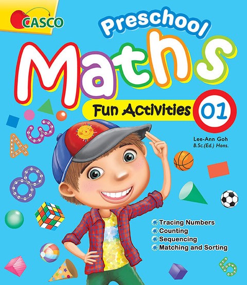 Preschool Maths Fun Activities (Book 1 to 4)