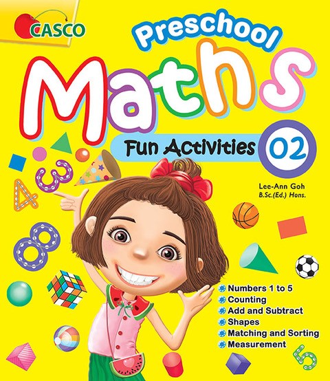 Preschool Maths Fun Activities (Book 1 to 4)