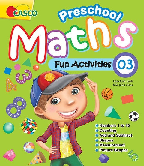 Preschool Maths Fun Activities (Book 1 to 4)