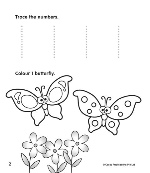 Preschool Maths Fun Activities (Book 1 to 4)