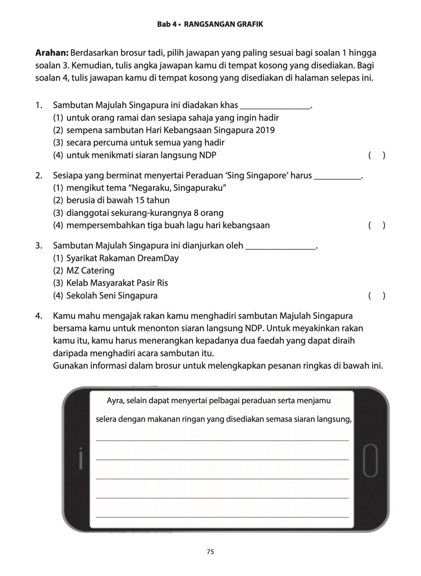 PSLE Bahasa Melayu Buku 1 Latihan Intensif Frasa
