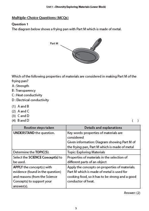 PSLE Science Strategies to Ace Your Exam Book 1  Physical Sciences
