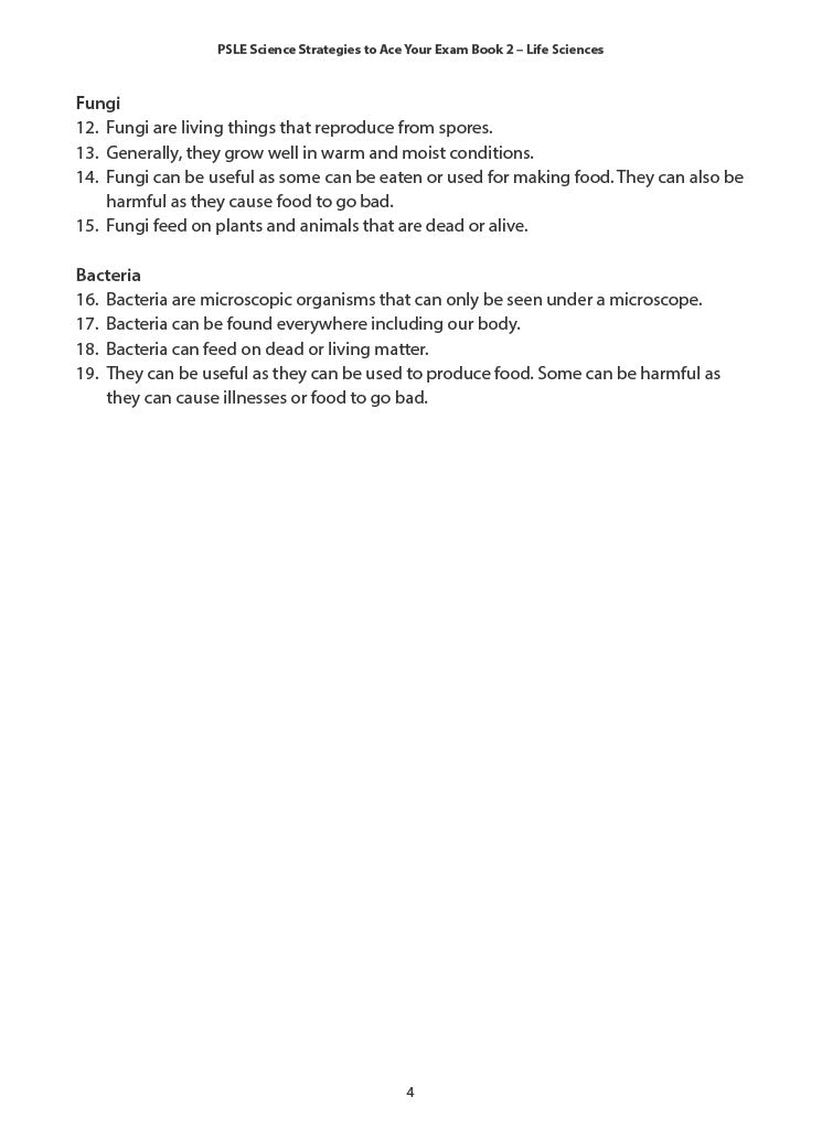 PSLE Science Strategies to Ace Your Exam Book 2  Life Sciences