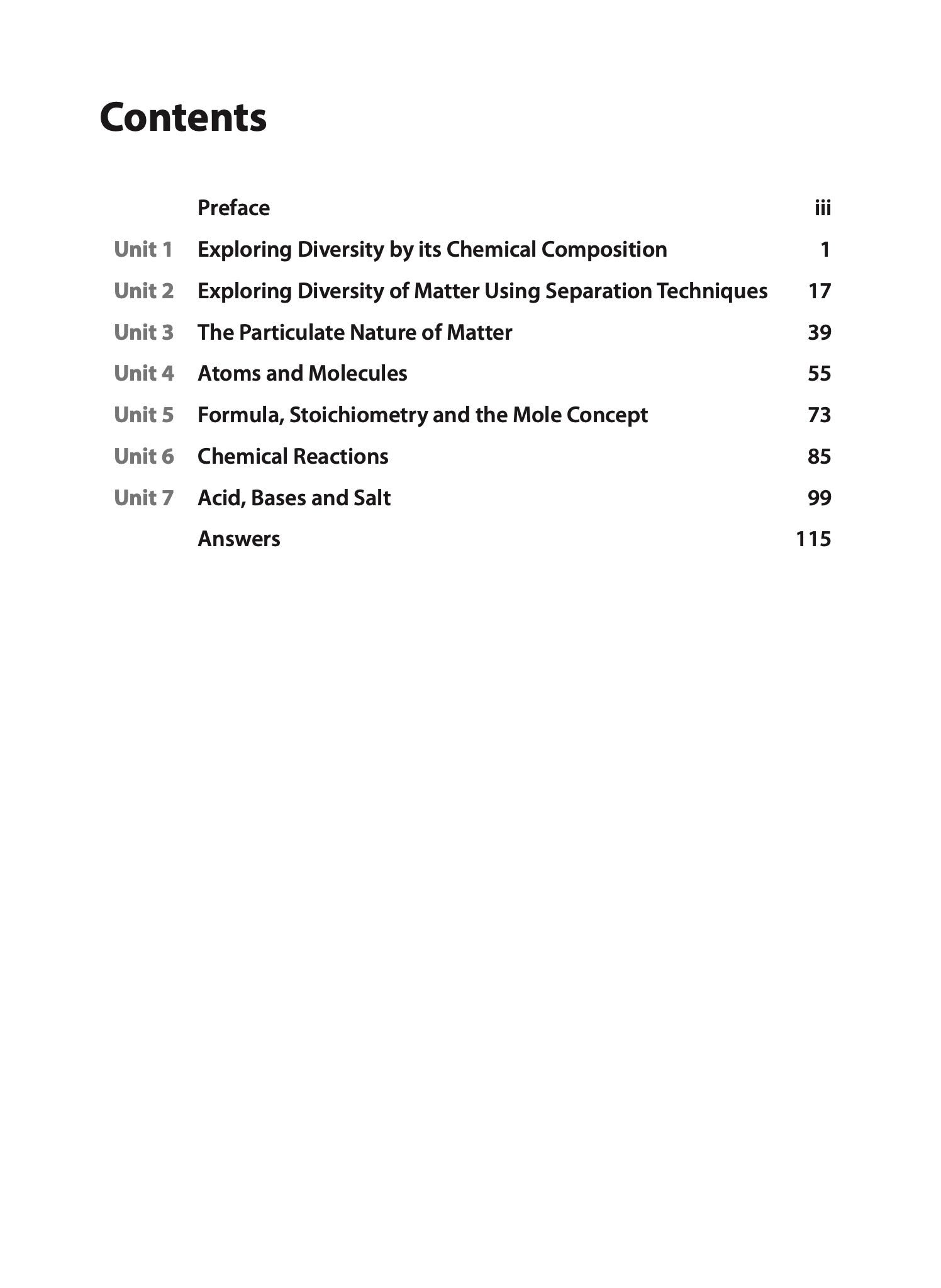 Practice Makes Perfect Lower Secondary Science Chemistry