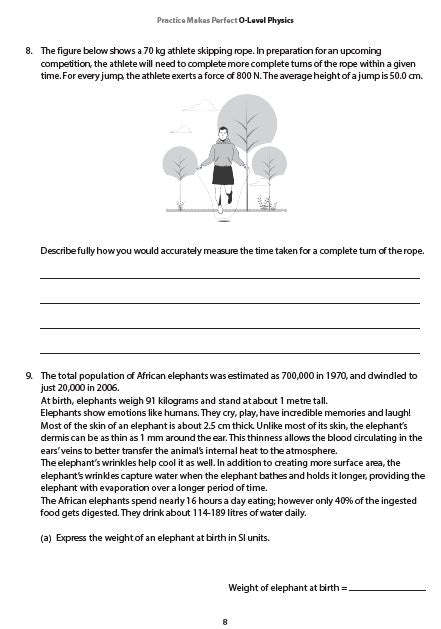 Practice Makes Perfect O-Level Physics