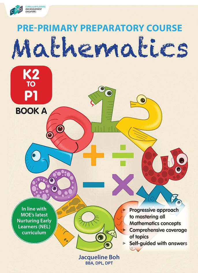Pre-Primary Preparatory Course Mathematics K2 to P1 Book A