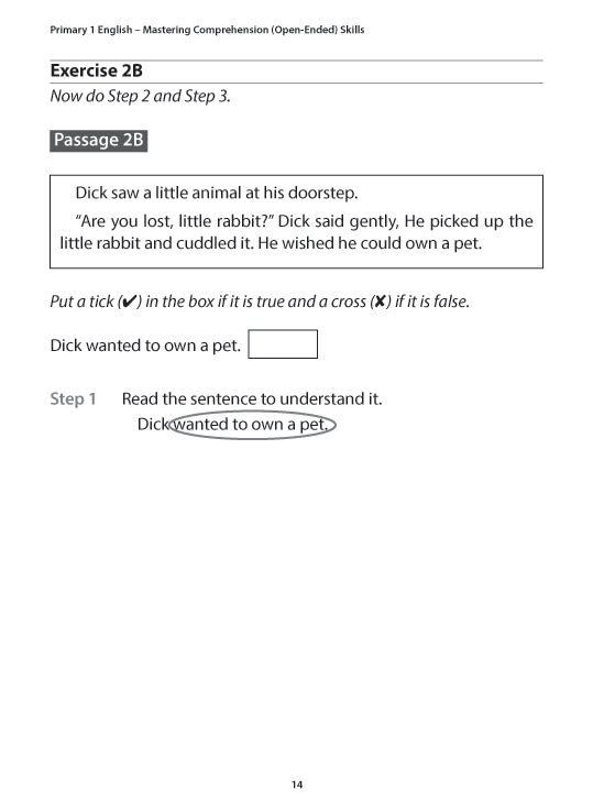 Primary 1 English: Mastering Comprehension (Open-Ended) Skills