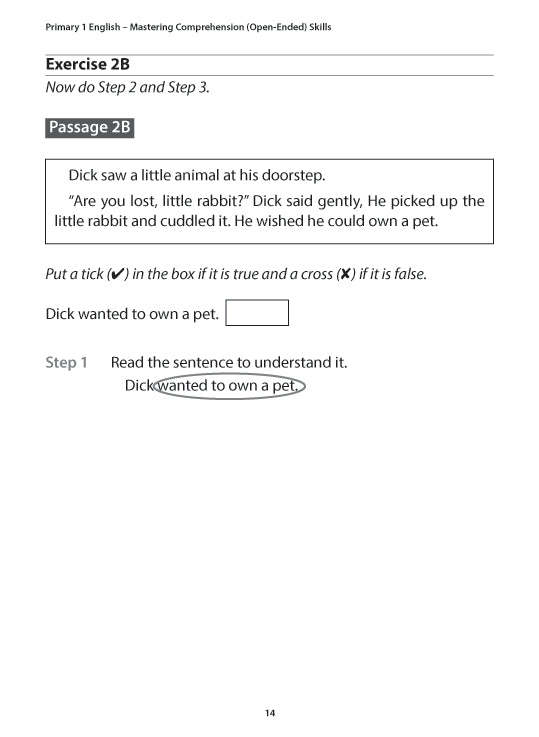 Primary 1 English: Mastering Comprehension (Open-Ended) Skills