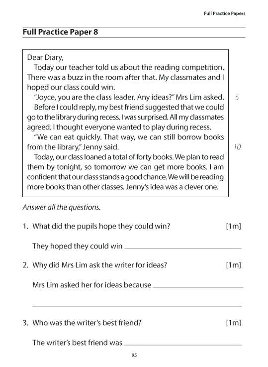 Primary 2 English: Mastering Comprehension (Open-Ended) Skills