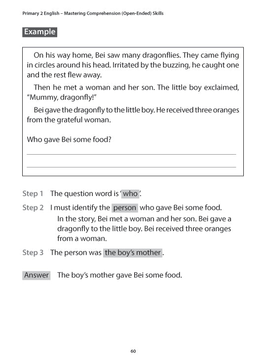 Primary 2 English: Mastering Comprehension (Open-Ended) Skills