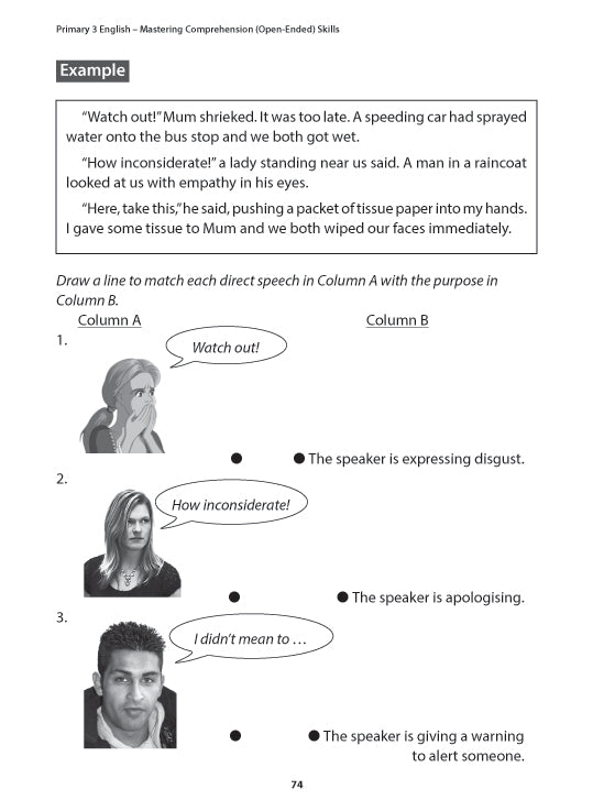 [PRE-ORDER] - Primary 3 English: Mastering Comprehension (Open-Ended) Skills