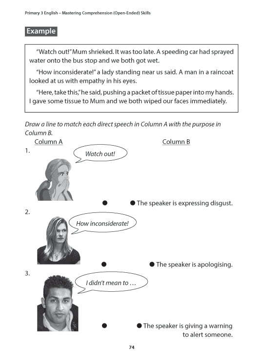 [PRE-ORDER] - Primary 3 English: Mastering Comprehension (Open-Ended) Skills