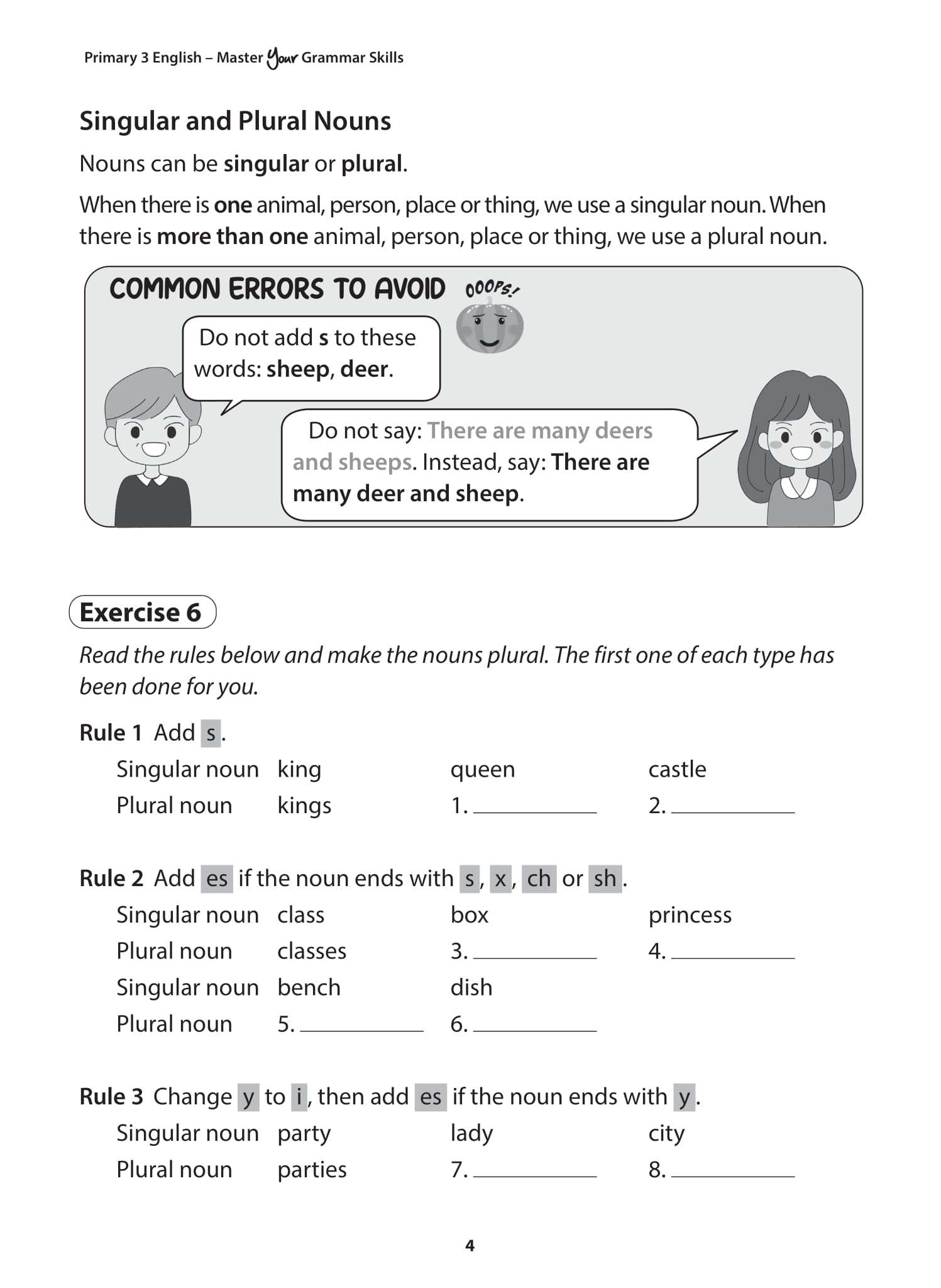 Primary 3 English Master Your Grammar Skills