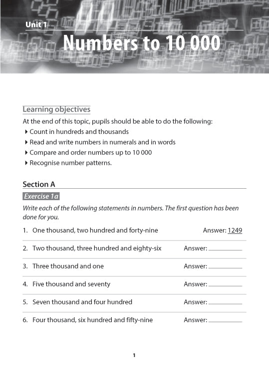 Primary 3 Mathematics  Mastering Mathematics