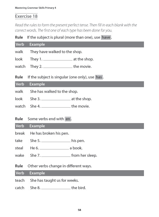 Primary 4 English: Mastering Grammar Skills