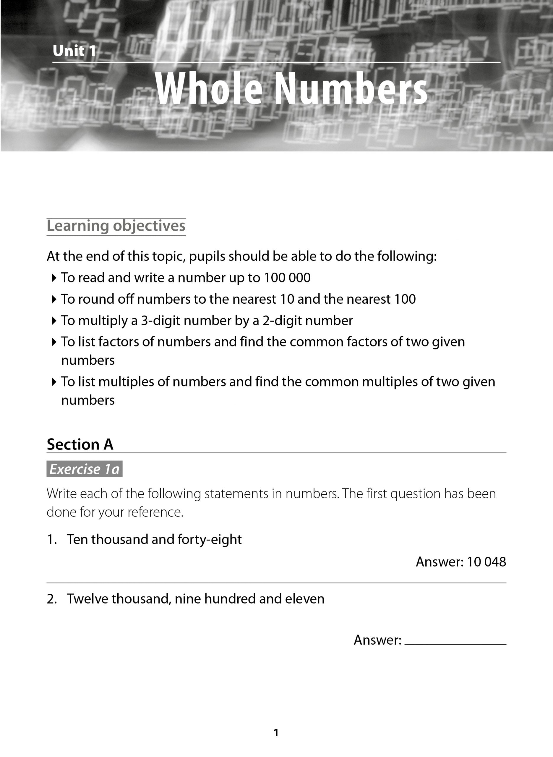 Primary 4 Mathematics  Mastering Mathematics