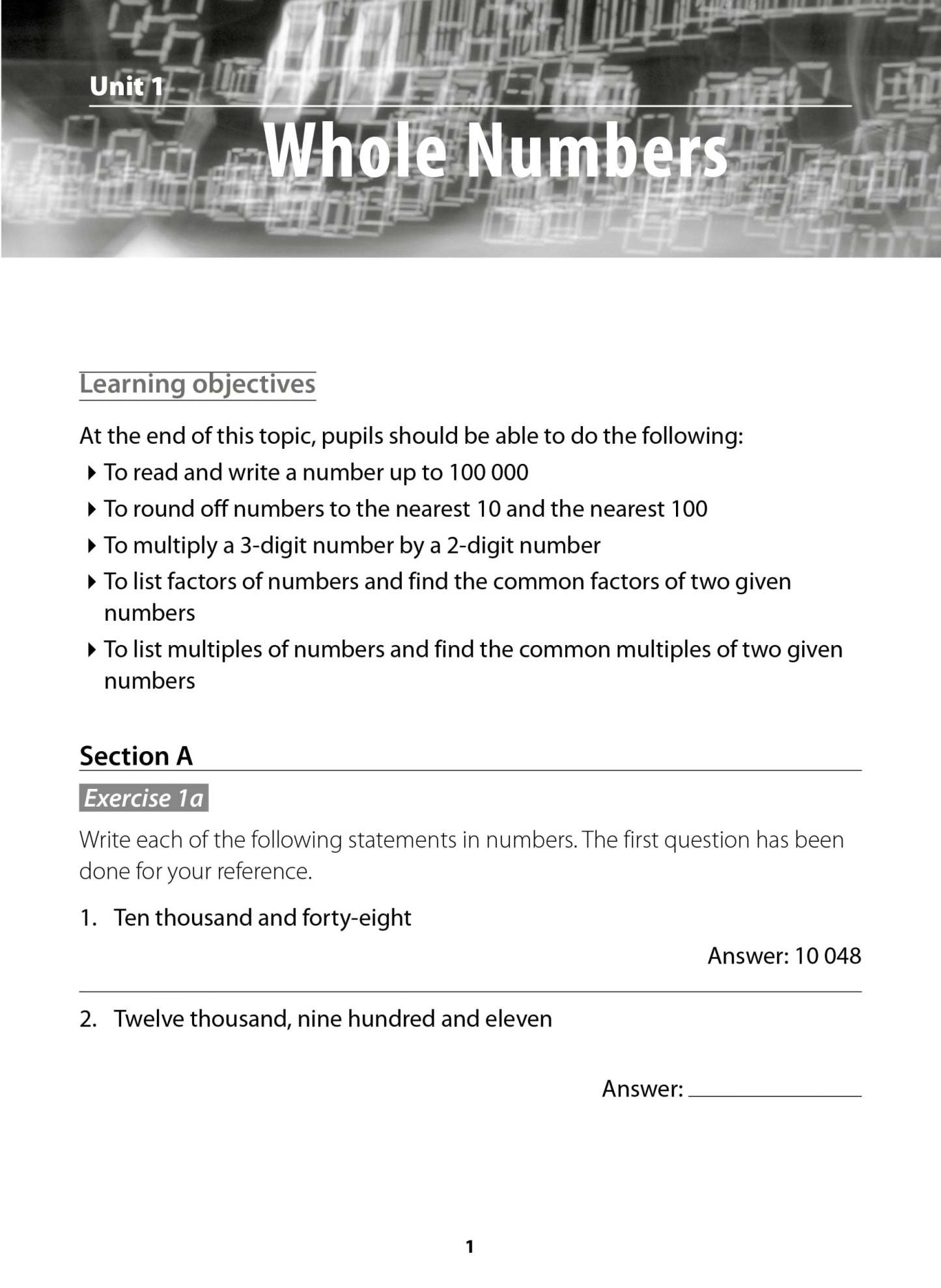 Primary 4 Mathematics  Mastering Mathematics