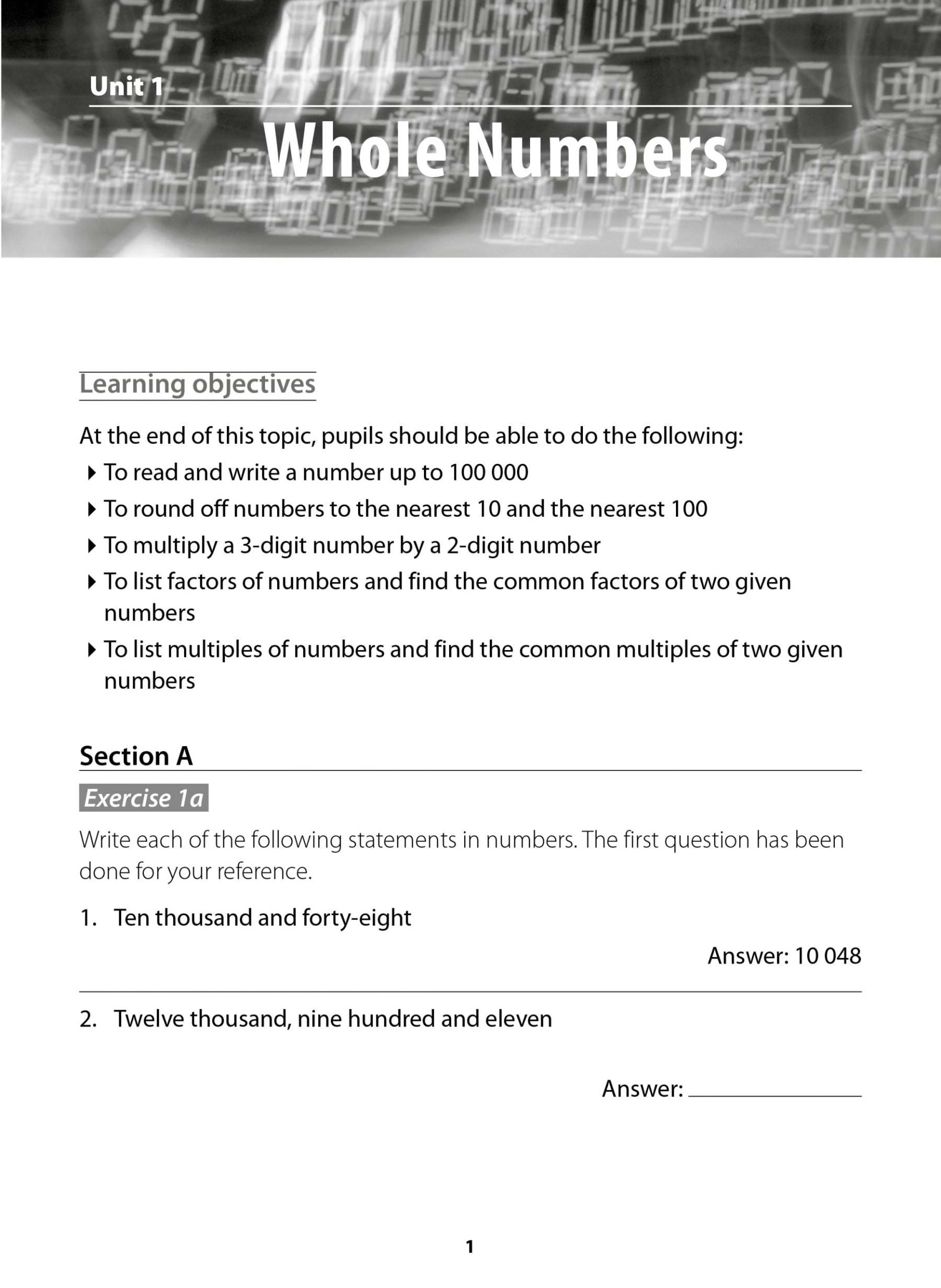 Primary 4 Mathematics  Mastering Mathematics