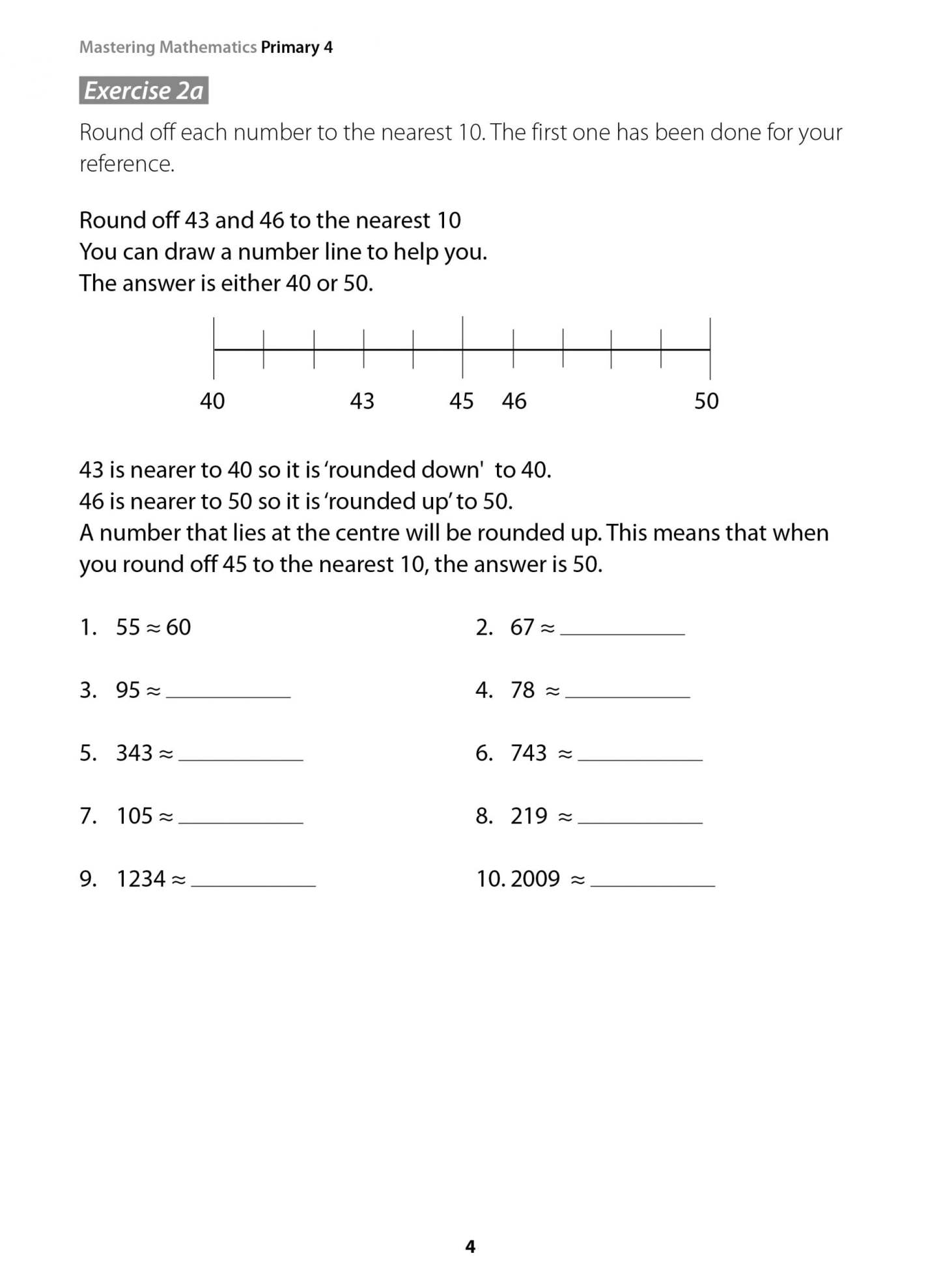 Primary 4 Mathematics  Mastering Mathematics