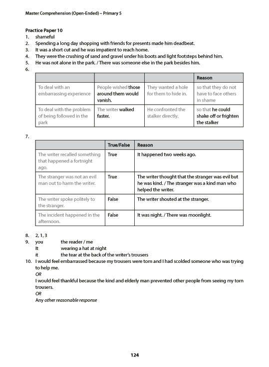 [PRE-ORDER] - Primary 5 English: Master Comprehension (Open-Ended)