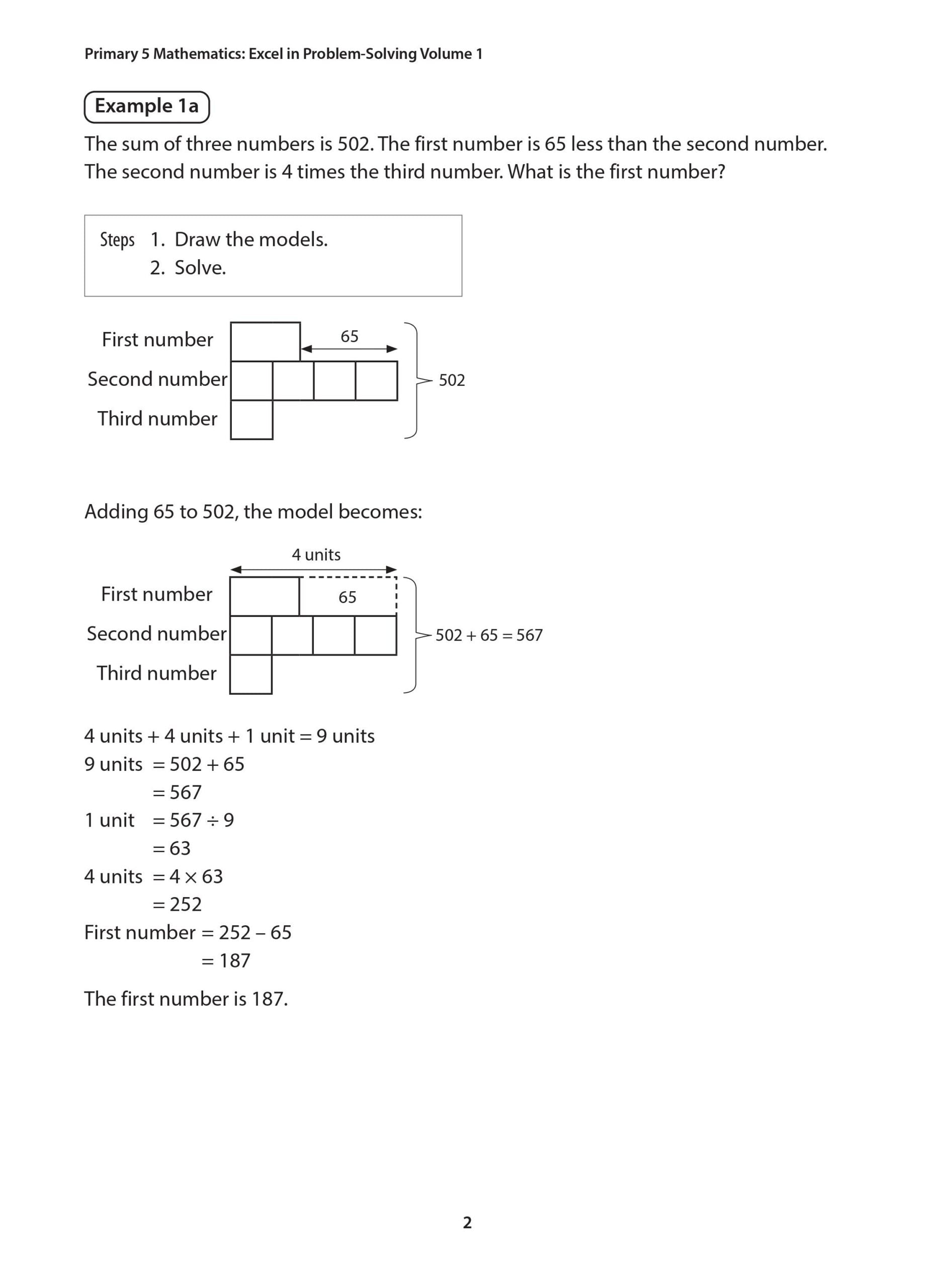 Primary 5 Mathematics Excel in Problem-Solving Volume 1