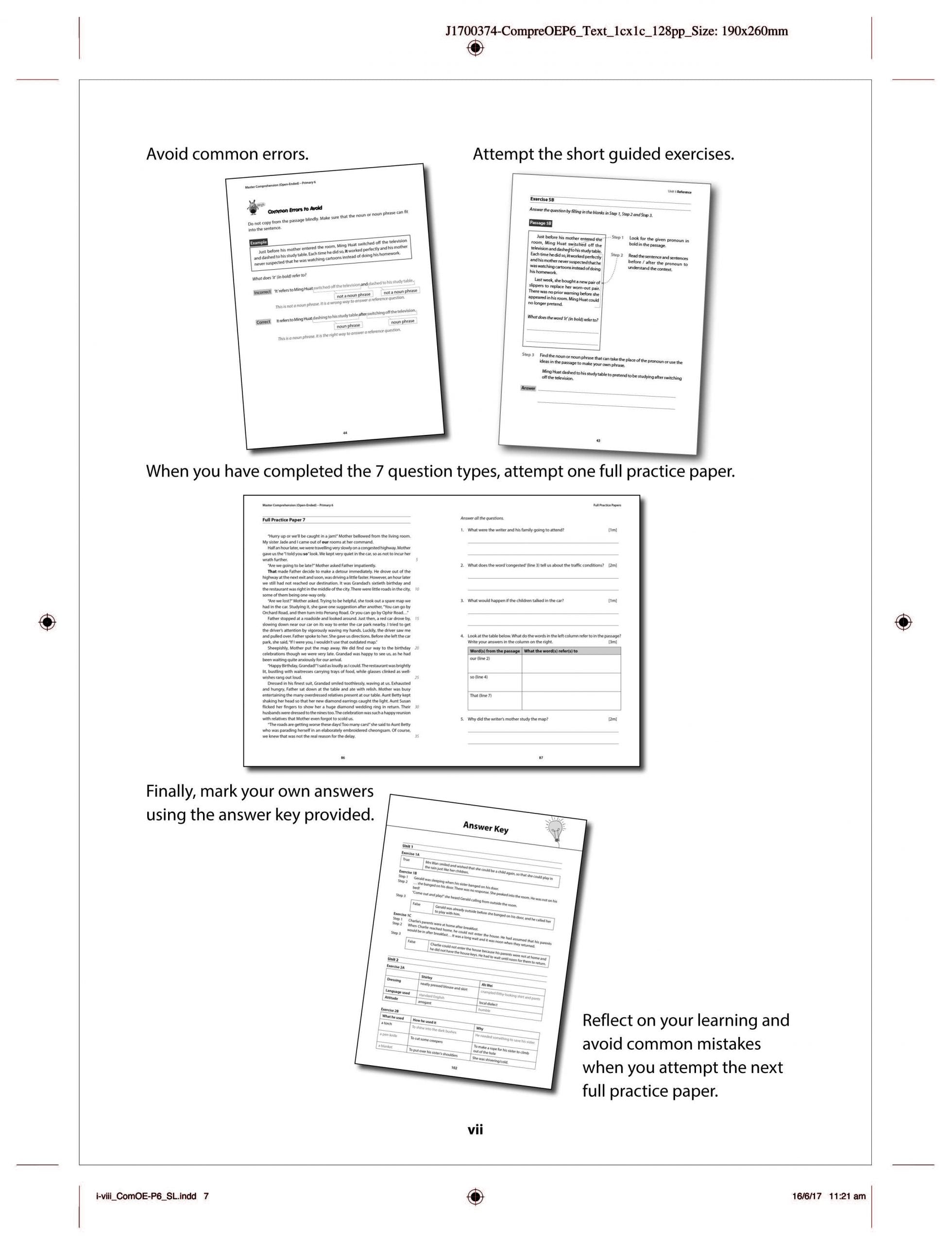 Primary 6 English: Master Comprehension (Open-Ended)