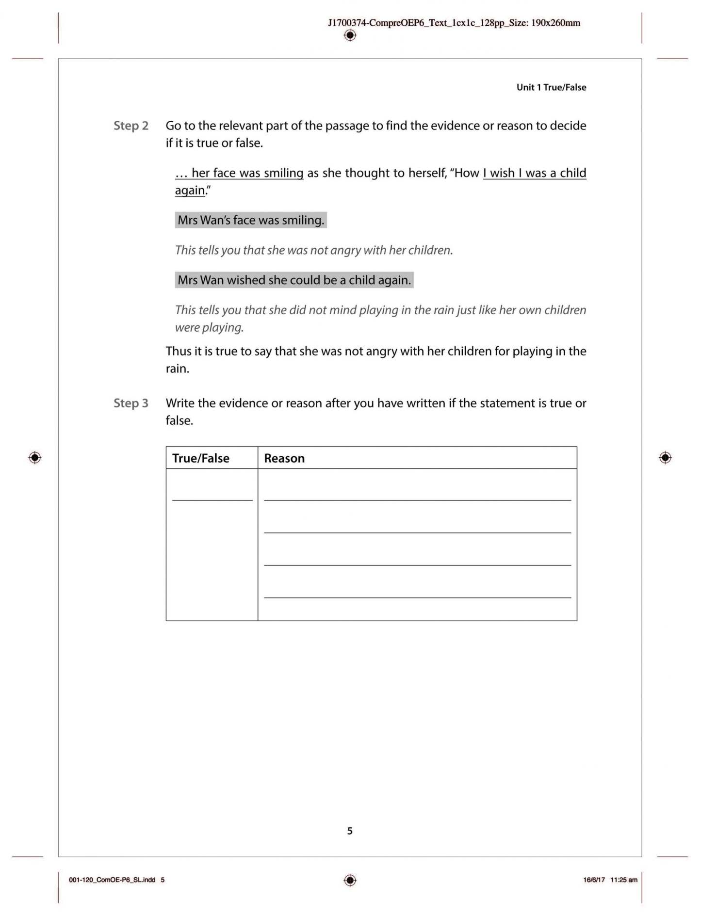 Primary 6 English: Master Comprehension (Open-Ended)