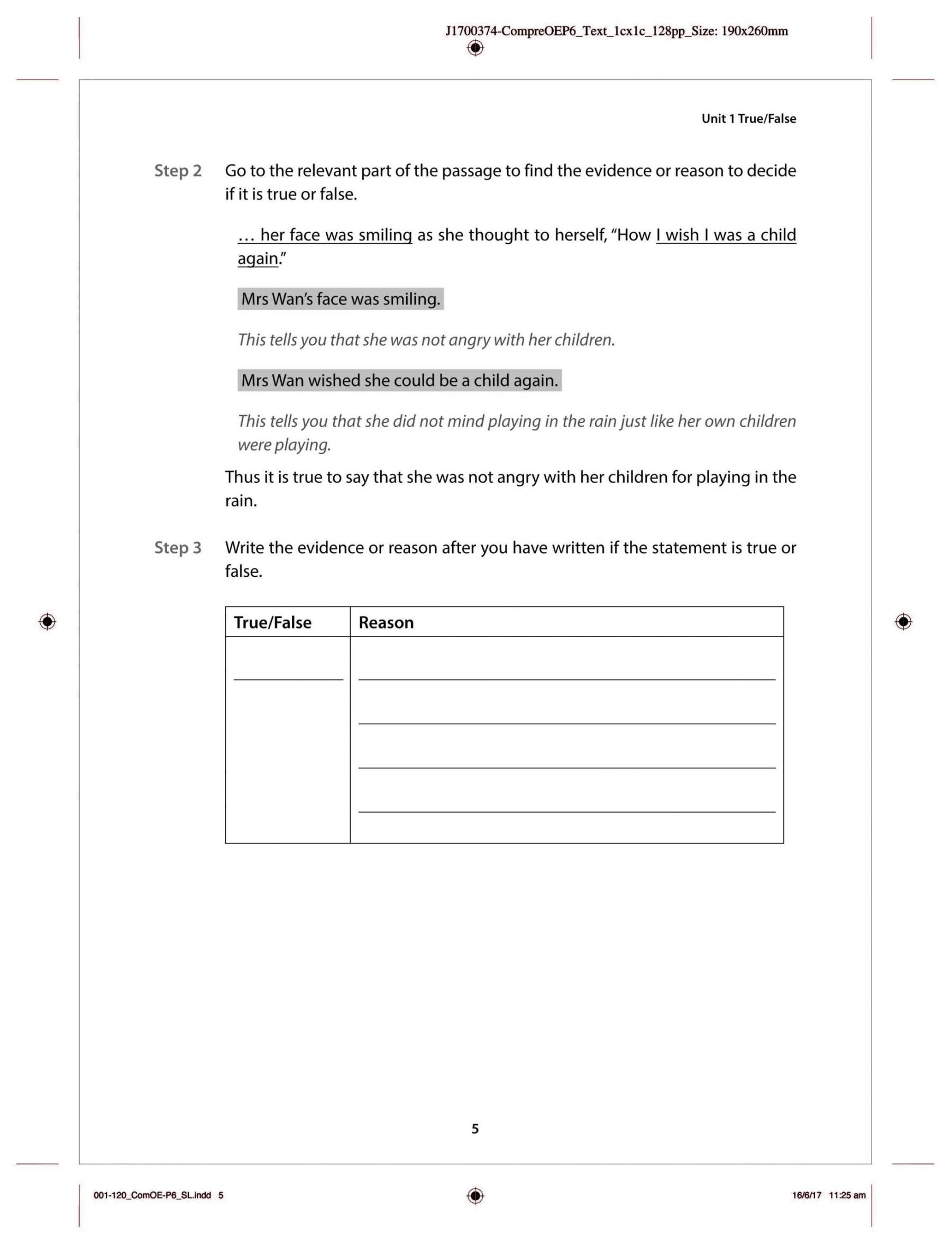 Primary 6 English: Master Comprehension (Open-Ended)