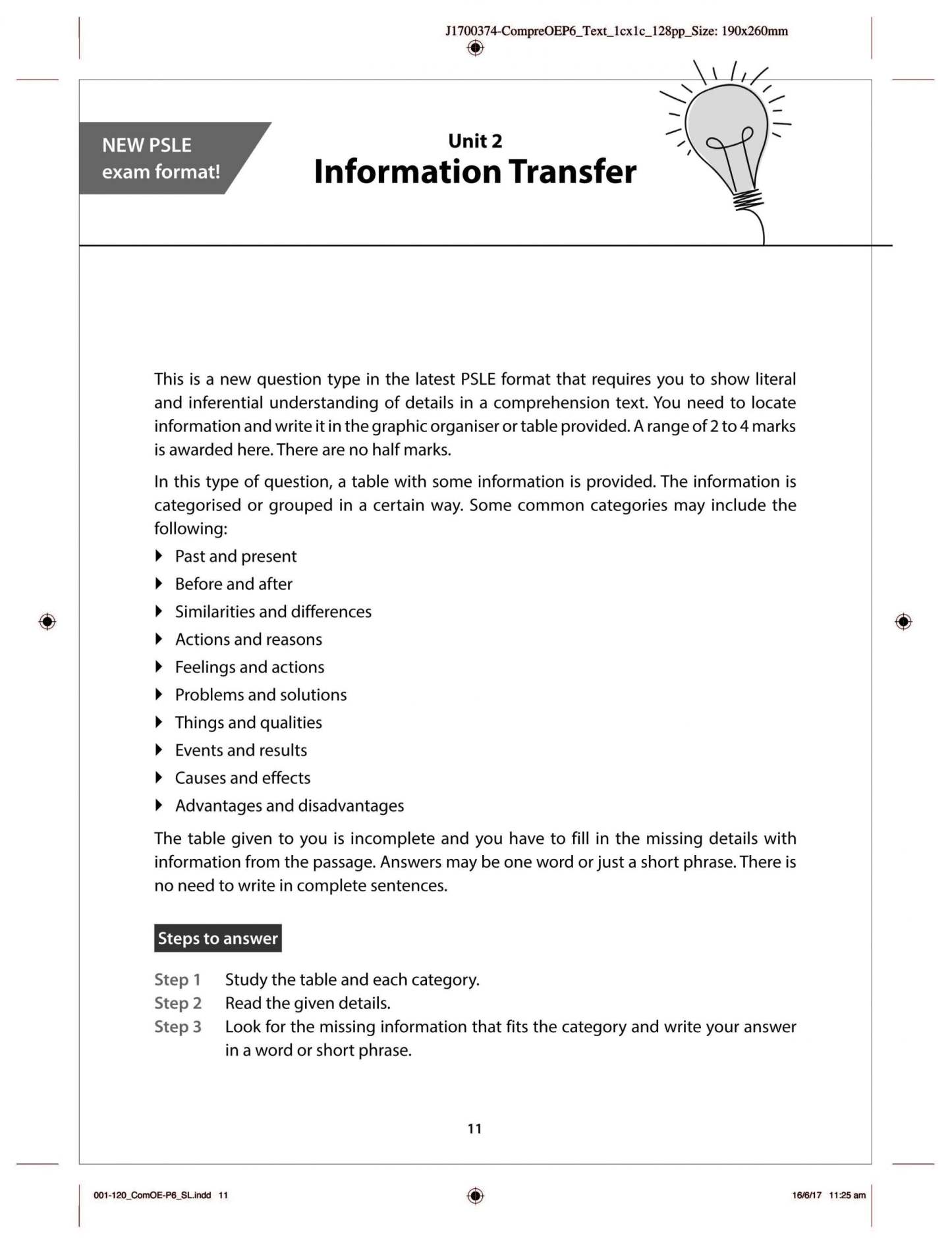 Primary 6 English: Master Comprehension (Open-Ended)