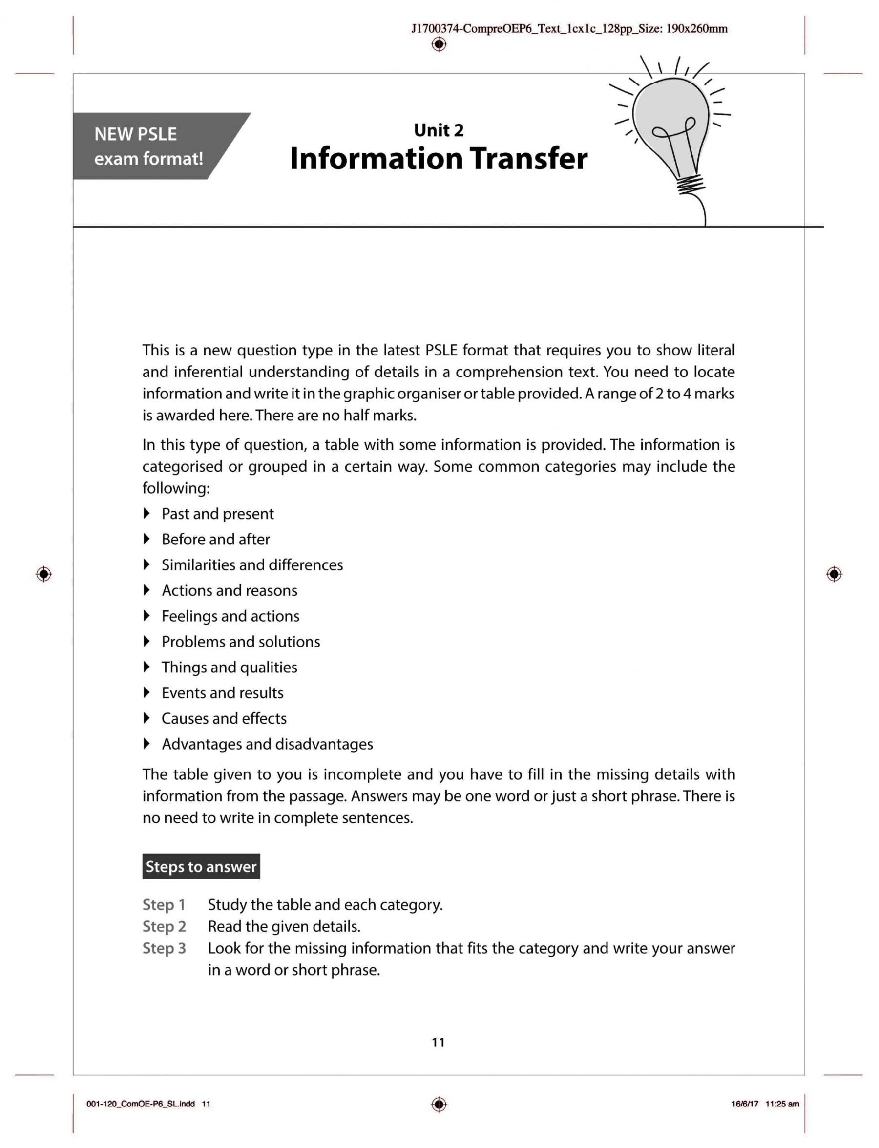 Primary 6 English: Master Comprehension (Open-Ended)
