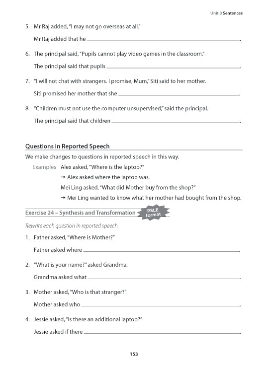 Primary 6 English: Mastering Grammar Skills
