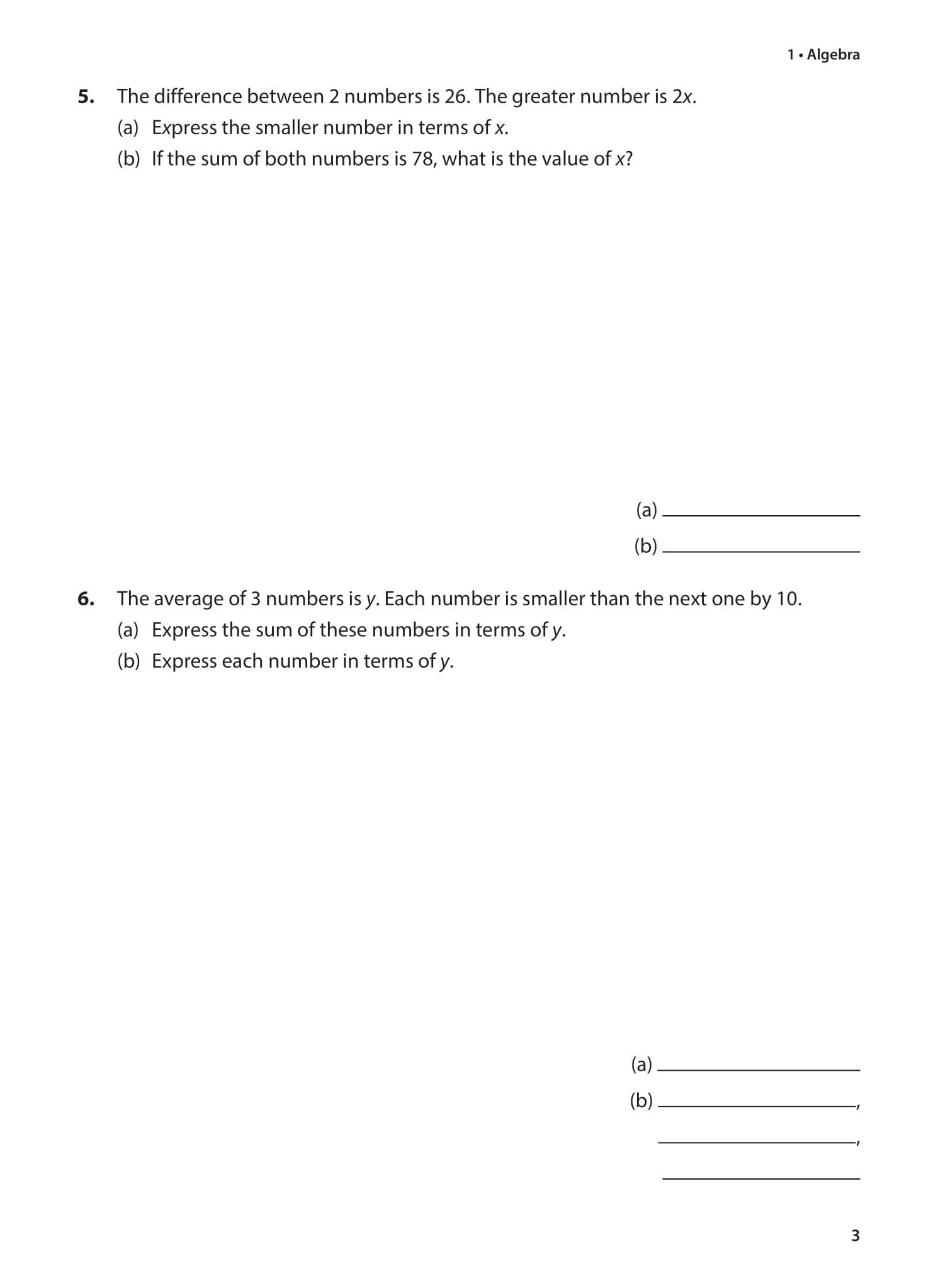 Primary 6 Intensive Mathematics Practice