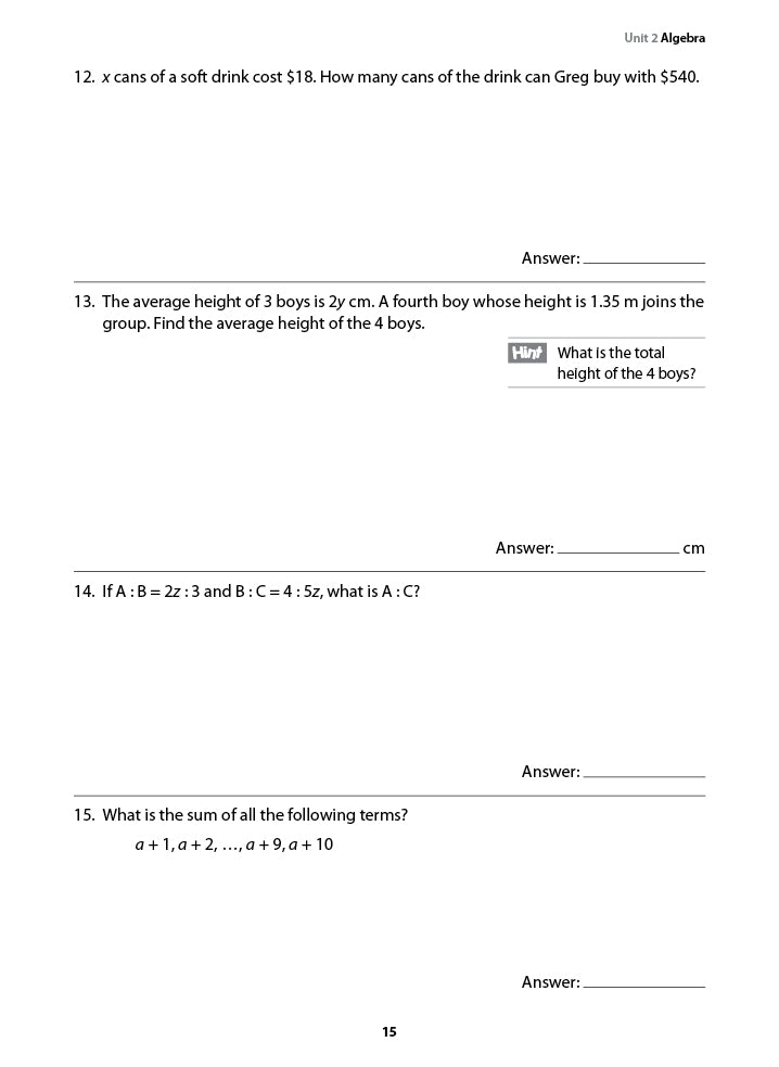 Primary 6 Mathematics  Mastering Mathematics