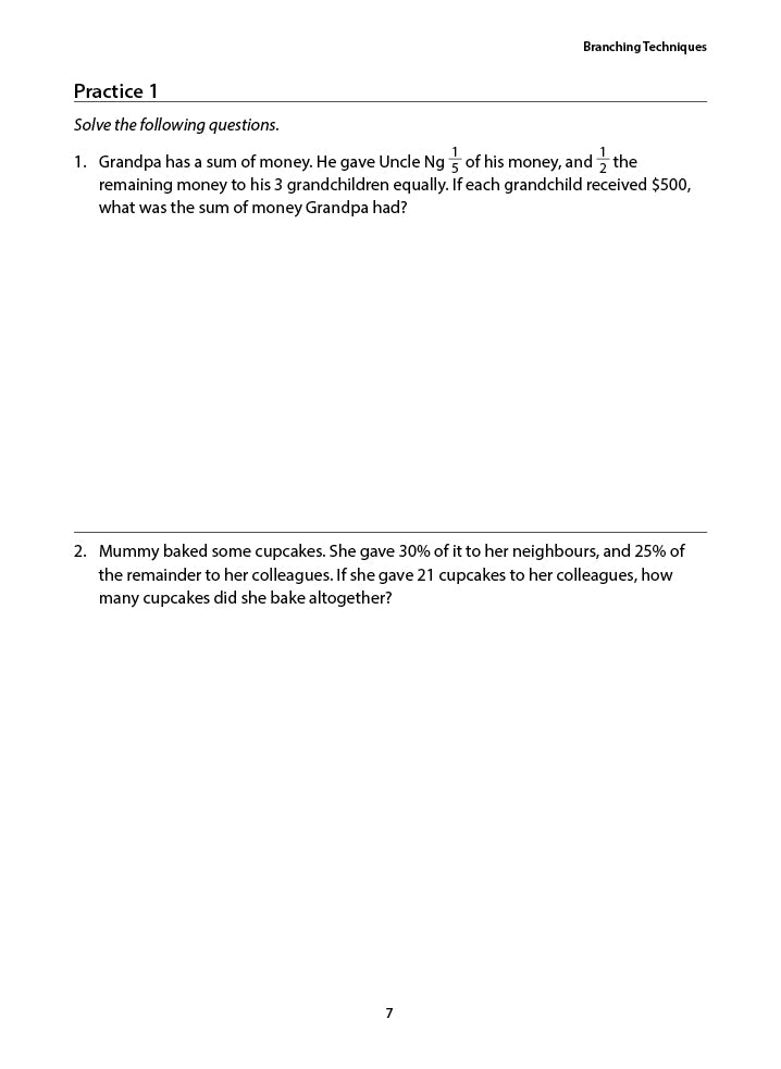 Primary 6 Mathematics Excel in Problem-Solving