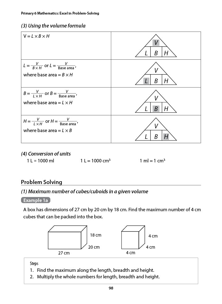 Primary 6 Mathematics Excel in Problem-Solving